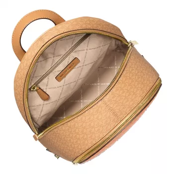 Michael Kors Raven rugzak vanilla saffiano leer dames medium 35S5GRAB6VORA