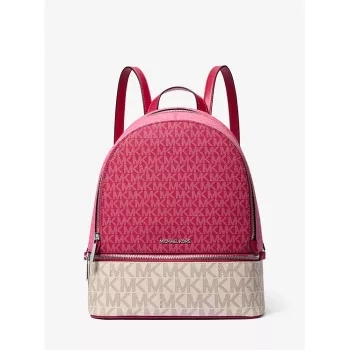 Michael Kors Rhea rugzak Dark Berry saffiano leer dames 27x26x14 cm
