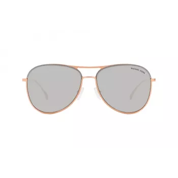 Michael Kors unisex zonnebril MK1089 transparant grijs acetaat montuur grijs gradient glas 59mm