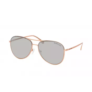 Michael Kors unisex zonnebril MK1089 transparant grijs acetaat montuur grijs gradient glas 59mm