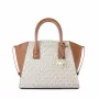 Michael Kors Voyager crossbody tas Vanilla Signature coated canvas