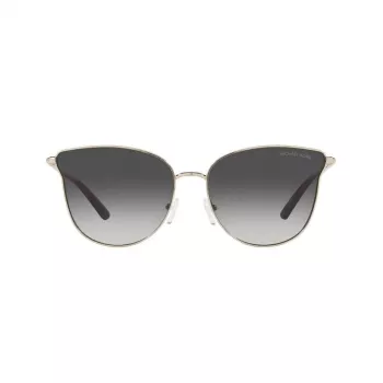 Michael Kors dames aviator zonnebril MK1120-10148G zilveren frame grijze gradientglazen 62mm