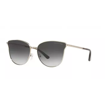 Michael Kors dames aviator zonnebril MK1120-10148G zilveren frame grijze gradientglazen 62mm