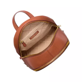 Michael Kors Dames Grab Mini Rugzak 35S5GRAB2LLUG Saffiano Leer Goudkleurige beslag