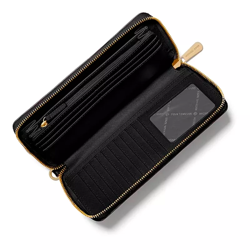 Michael Kors dames Jet Set Travel Saffiano leren polstasje, zwart