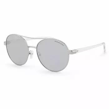 Michael Kors dames pilotenzonnebril MK-1159 - zwart acetaat montuur, grijze verloopglazen