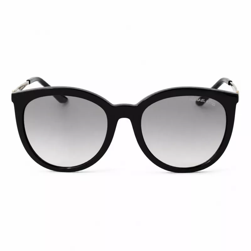 Michael Kors dames MK-2208 oversized vierkante zonnebril zwart gradient grijs 55mm