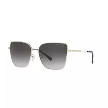 Michael Kors dames aviator zonnebril MK1108 light gold grijs verloop 57mm