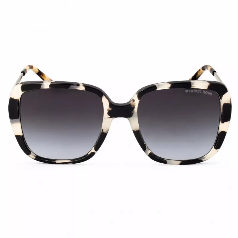 Michael Kors dames zonnebril MK2206SNOWLEO Snow Leopard acetaat grijs verloop 55mm