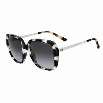 Michael Kors dames zonnebril MK2206SNOWLEO Snow Leopard acetaat grijs verloop 55mm