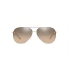 Michael Kors dames oversized vierkante zonnebril MK1135B10143D - verloopgrijs glas, zwart acetaat montuur