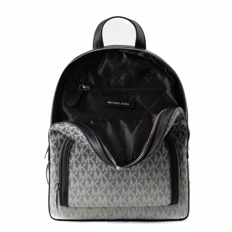 Michael Kors dames Rhea rugzak 28x23x10 cm zwart Signature canvas