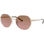 Michael Kors dames zonnebril MK1072-110814 light gold bruin verloop 57 mm