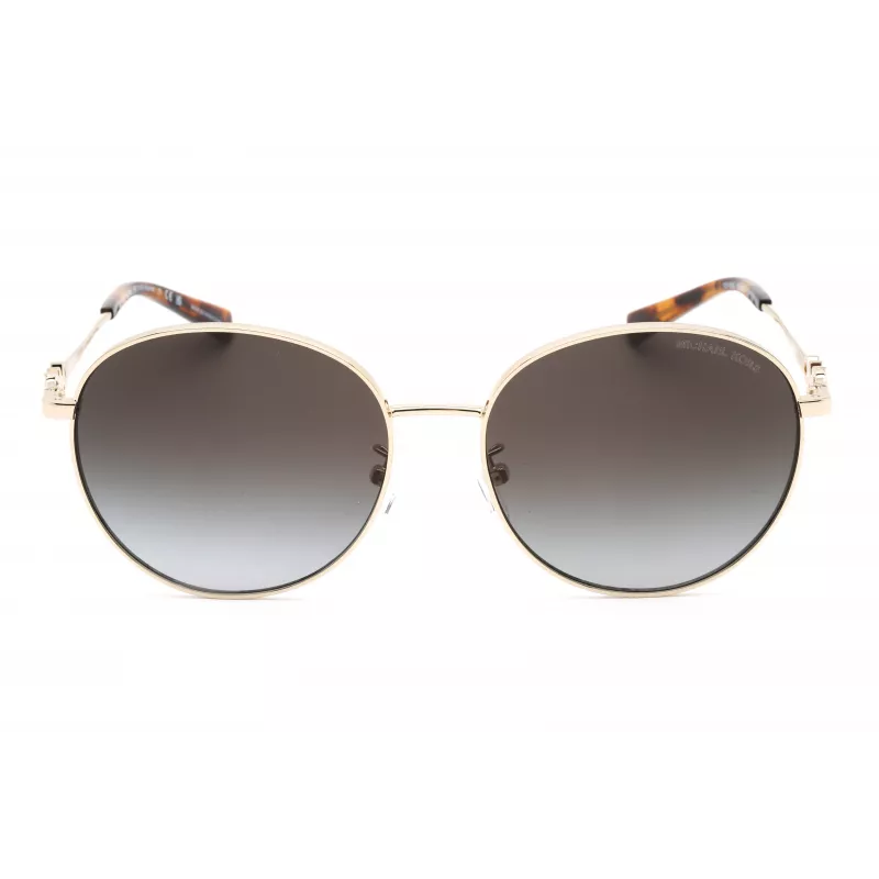 Michael Kors dames zonnebril MK1119-10148G vierkant transparant grijs montuur grijs verloopglas 57/16/140 mm