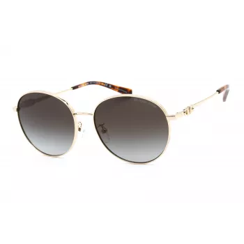 Michael Kors dames zonnebril MK1119-10148G vierkant transparant grijs montuur grijs verloopglas 57/16/140 mm