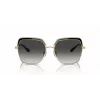 Michael Kors dames zonnebril MK1141-10148G roségoud vlindermontuur grijs verloopglas 57mm