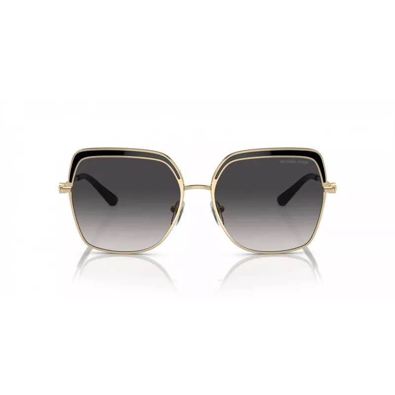 Michael Kors dames zonnebril MK1141-10148G roségoud vlindermontuur grijs verloopglas 57mm