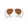 Michael Kors dames zonnebril MK1146-101473 donker schildpad acetaat montuur bruine verloopglazen 53/13/140 mm