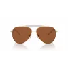 Michael Kors dames zonnebril MK1146-101473 donker schildpad acetaat montuur bruine verloopglazen 53/13/140 mm