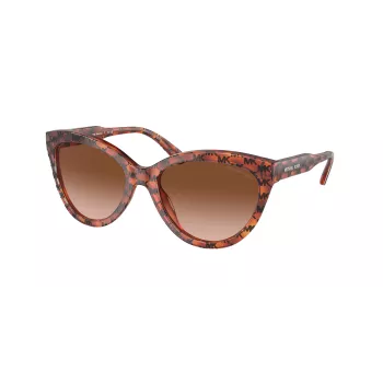 Michael Kors dames zonnebril MK2158-34453B Dark Tortoise Brown Gradient 55mm
