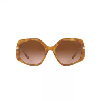 Michael Kors dames zonnebril MK217739153B5 donker schildpad montuur bruin verloopglas 56 mm