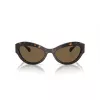 Michael Kors dames zonnebril MK2198-300673 donkerbruin acetaat montuur bruine gradientglazen 59 mm