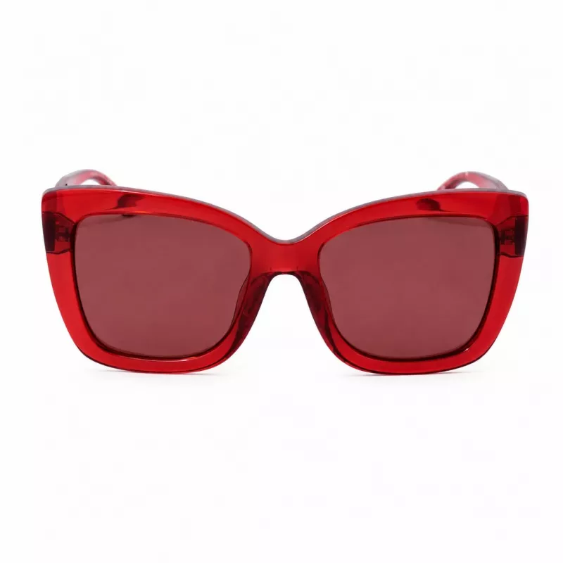 Michael Kors dames zonnebril MK2267UCHERRY - Cherry acetaat montuur, grijze verloopglazen, 56 mm