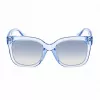Michael Kors dames zonnebril MK2268UCORNFL - Cornflower acetaat montuur, grijze verloopglazen, 54 mm