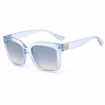 Michael Kors dames zonnebril MK2268UCORNFL - Cornflower acetaat montuur, grijze verloopglazen, 54 mm