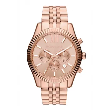 Michael Kors MK8319 Heren kwartshorloge, 45 mm, bronskleurige wijzerplaat