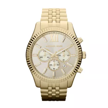 Michael Kors MK8281 herenhorloge quartz, 45 mm, goud