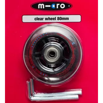 Micro / Globber step wiel 80 mm - zwart