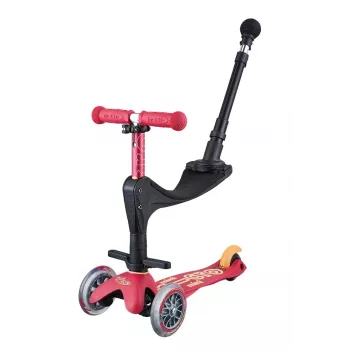 Micro Mini 3 in 1 Deluxe Plus Step Rood