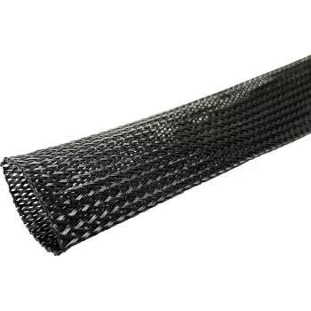 MicroConnect uitschuifbare kabelgoot 30mm zwart 50m rol CABLESLEEVE030-50B