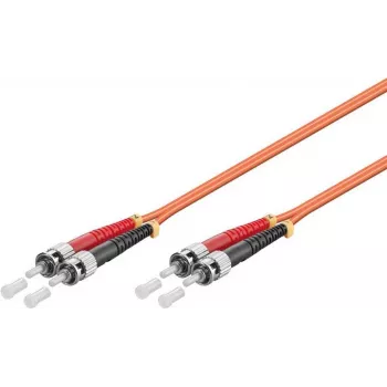 Microconnect FIB112002-2 ST/UPC naar ST/UPC OM2 duplex multimode glasvezel-patchkabel, 2m, oranje