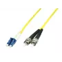 MicroConnect LC/PC naar ST/PC 10m 9/125 singlemode-duplex-patchkabel
