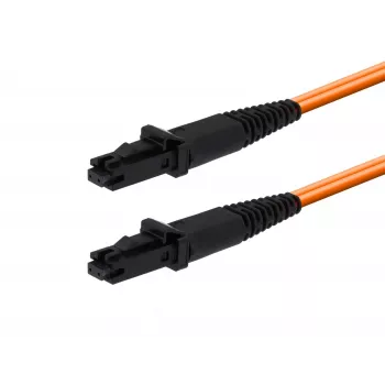 MICROCONNECT MTRJ/UPC naar MTRJ/UPC 0,5m OM1 duplex glasvezel-patchkabel, oranje