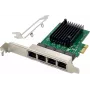 MicroConnect PCIe x1 Gigabit Ethernet netwerkkaart RTL8111F MC-PCIEX1-RTL8111F-Q