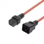MicroConnect netkabel C19 IEC Lock - C20 (MC-C19C20LOCK-1M-R)