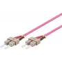 MICROCONNECT SC/UPC naar SC/UPC OM4 glasvezel-patchkabel 15m - aqua LSZH duplex