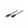 MicroConnect USB 3.0 kabel - 5m, USB-A stekker naar Micro-USB B stekker, zwart USB3.0AB5MICRO