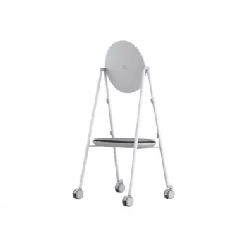 Microsoft Steelcase Roam mobiele standaard voor Surface Hub 2S 50 inch - multimediawagen - grijs - hoogte 1661,2 mm - gewicht 28,1 kg