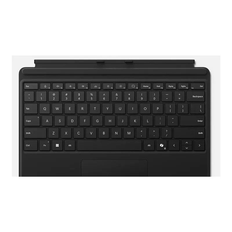 Microsoft Surface Pro toetsenbord - toetsenbord met touchpad - verlicht - QWERTY - Engels - zwart - voor Microsoft Surface Pro 8, Pro 8 for Business, Pro 9, Pro 9 for Business, Pro 10 for Business, Pro (11th Edition)