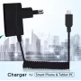 MicroUSB-kabel Oplader Zwart 1m USB 2.0