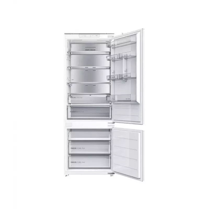 Midea MDRE554FGD01D inbouw combi-koelkast, No Frost, 403 L, wit, energieklasse D