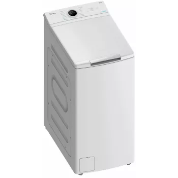 Midea MF100T70BA10/W-HR bovenlader wasmachine, 7 kg, 1200 t/min, stoomfunctie, wit