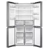 Midea side-by-side koelkast MDRM632FGD46W, No Frost, 470 L, RVS, energieklasse D