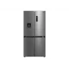 Midea side-by-side koelkast MDRM632FGD46W, No Frost, 470 L, RVS, energieklasse D