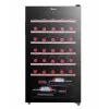 Midea wijnkoeler MDRW150FGG22W vrijstaand 34 flessen zwart