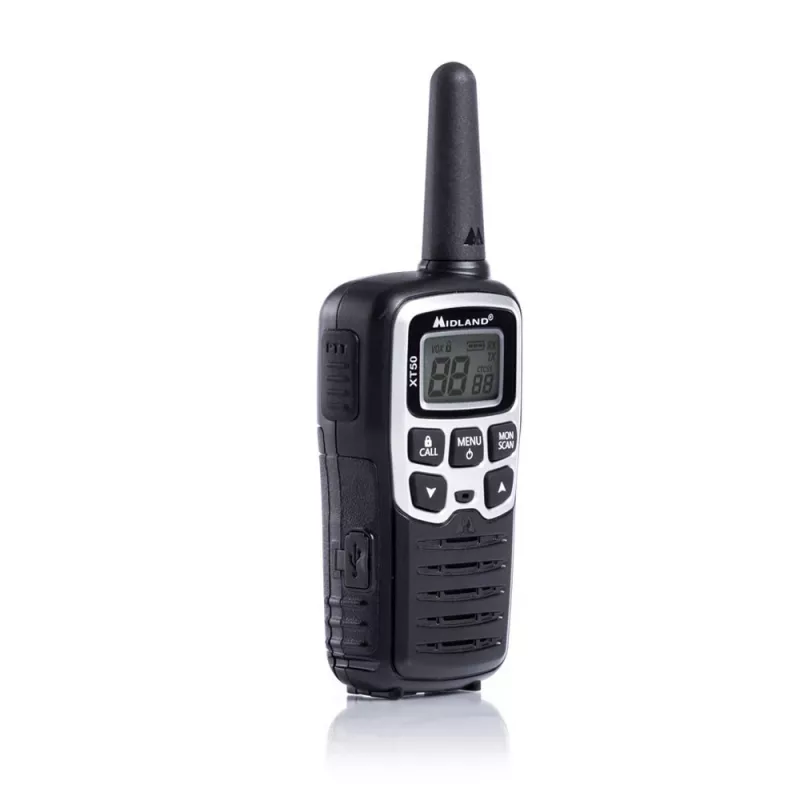 Midland XT50 2x PMR446 Handportofoon Grijs